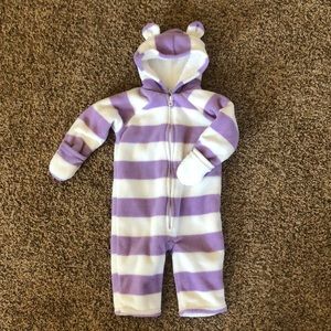 12-18M girls winter fleece zip coveralls, Old Navy